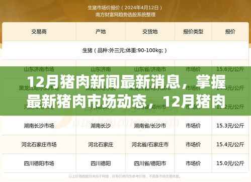 12月猪肉市场动态,最新消息、全方位解读与应对指南