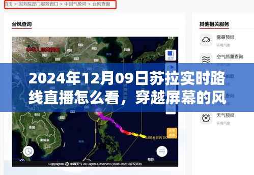 穿越屏幕的风暴,观看苏拉实时路线直播指南与激发学习热情秘籍