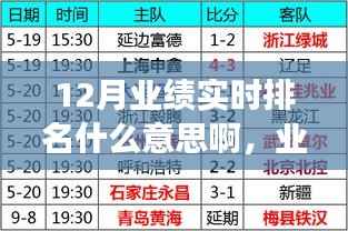 业绩之星,十二月实时排名背后的故事与温馨力量