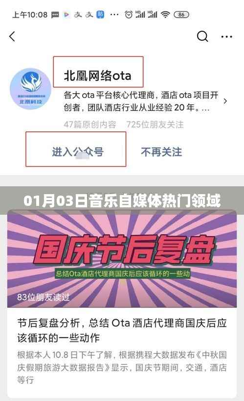 热门音乐自媒体领域动态速递(XXXX年XX月XX日)