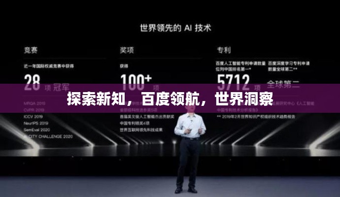 探索新知,百度领航,世界洞察