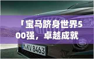 「宝马跻身世界500强,卓越成就与创新力量共铸辉煌」