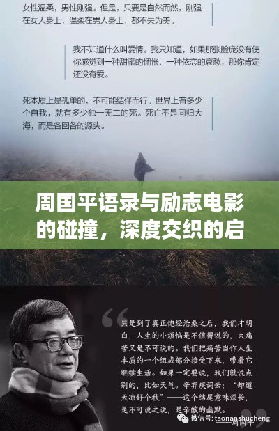 周国平语录与励志电影的碰撞，深度交织的启示