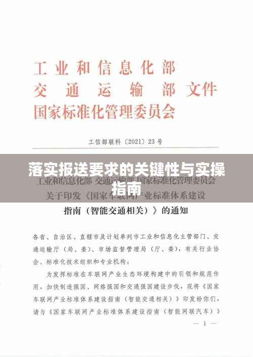 落实报送要求的关键性与实操指南