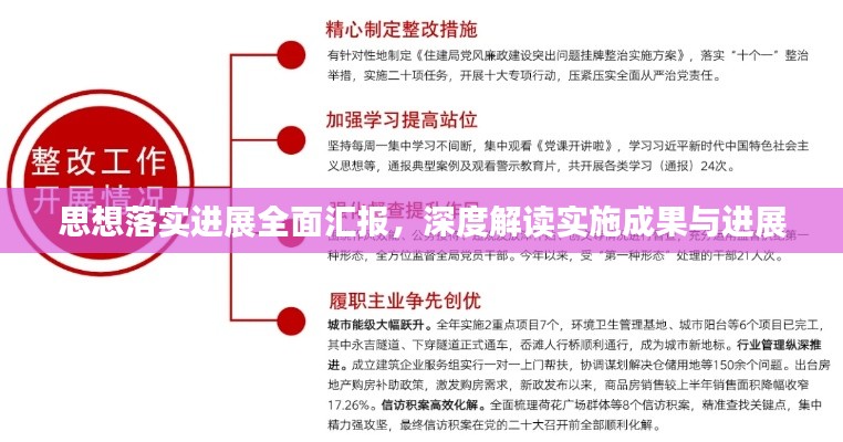 思想落实进展全面汇报,深度解读实施成果与进展