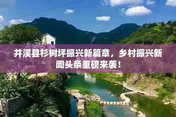 井溪县杉树坪振兴新篇章,乡村振兴新闻头条重磅来袭!