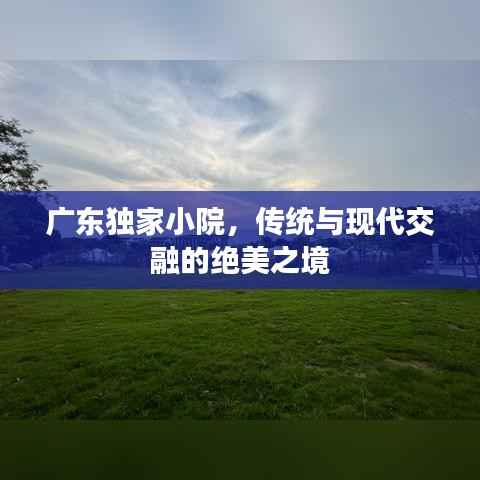广东独家小院,传统与现代交融的绝美之境